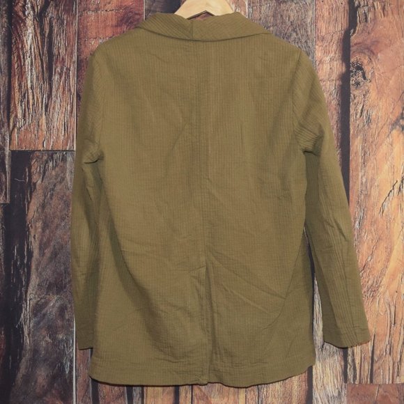 FREE PEOPLE Women's Sz XS OVERSIZED Casual BLAZER Jacket - EXCELLENT Condition - Picture 4 of 8